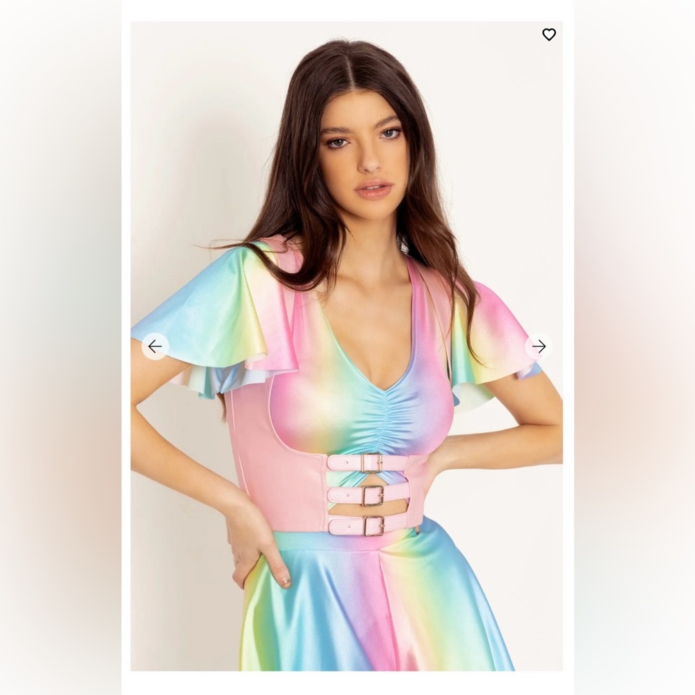 Blackmilk Route 66 Pink Underbust Corset